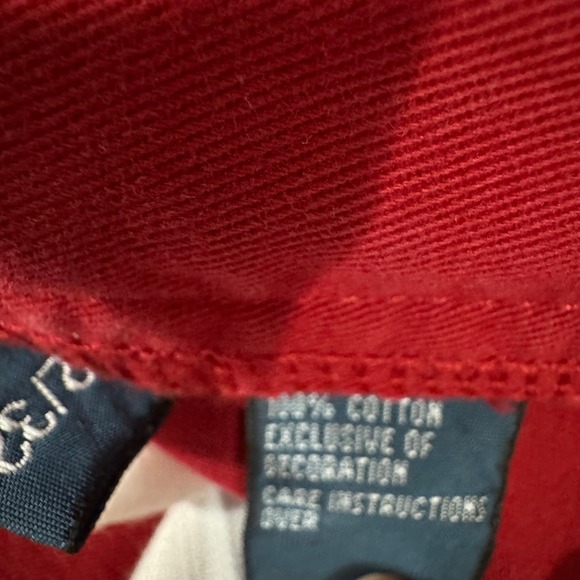 Polo Ralph Lauren Pants Red Cotton Twill Straight Leg Jeans 42x32 4856905 - Picture 5 of 10